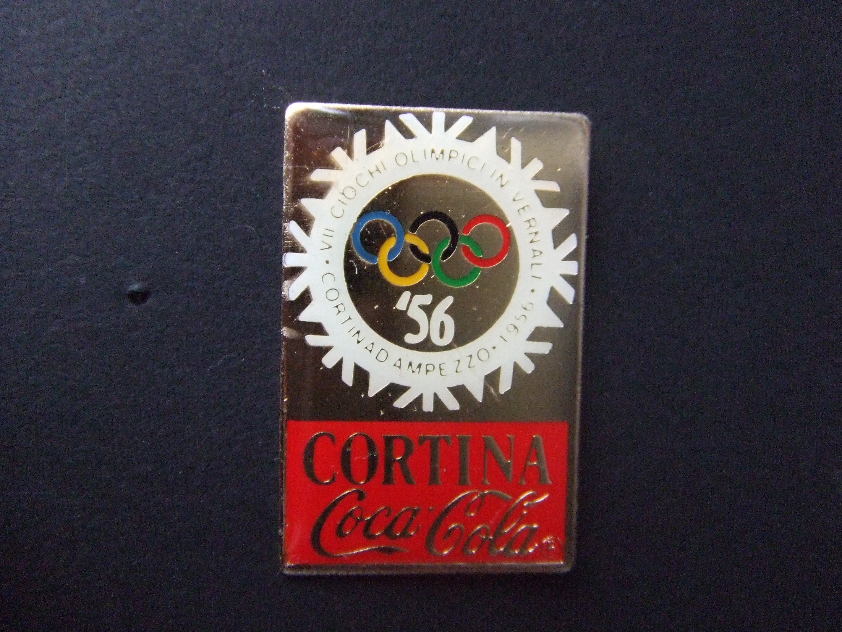 Coca Cola Olympische Spelen  Cortina 1956 witte cijfers